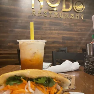 Grilled Chicken Banh Mi Sandwich