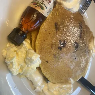 Blueberry pancakes