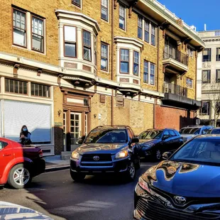 If you are not able to parallel park, do not park in the middle of the road to run in for your takeout order.