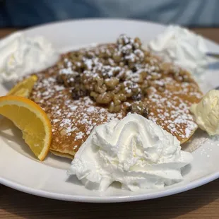 Banana nut pancakes
