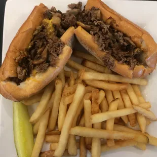 Philadelphia Cheesesteak Adventure - came w/fries