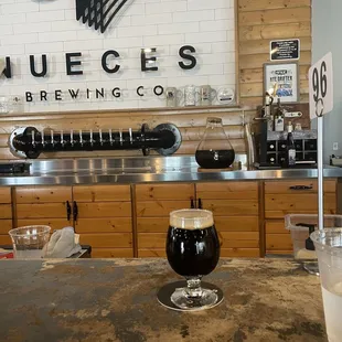 Peanut butter stout