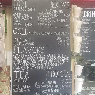 Coffee and teas