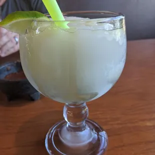 The delicious margarita.