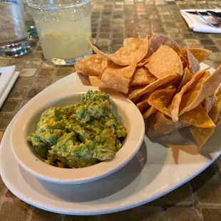 Chips and guacamole