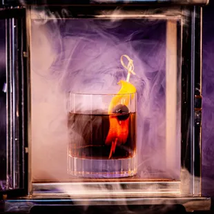 Smoke on the City our premium old fashion only at nuestro