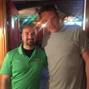 Hollywood celebrity at Nuestro Mexico Vince Vaughn