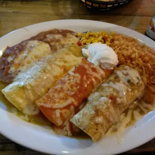 Trio enchiladas!