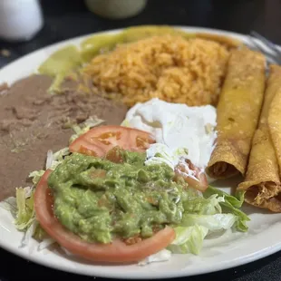 Chicken flautas
