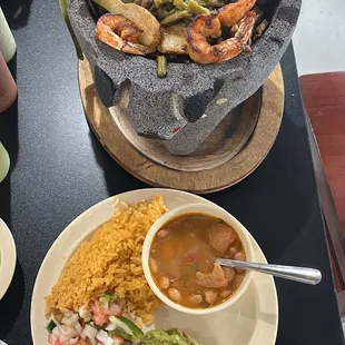Our weekend special The MOLCAJETE for only 18.99