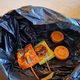 Hot salsa and delicious candies