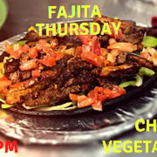 Fajita Thursdays special