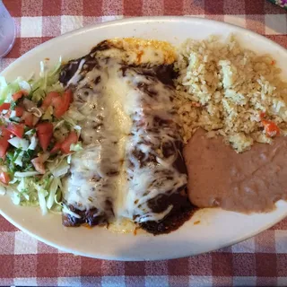 Mole Vegetable Enchiladas