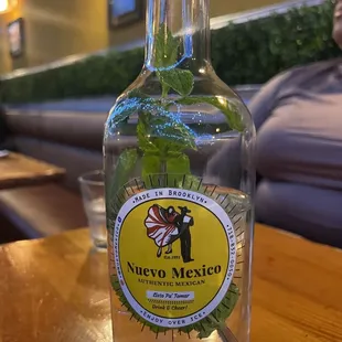 a bottle of tequila