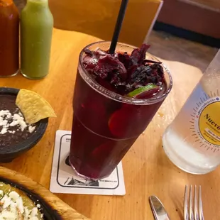 Aqua de Jamaica Drink