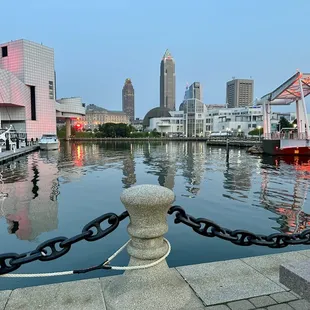 ⁨Voinovich Bicentennial Park⁩ adjecent to Nuevo Modern Mexican &amp; Tequila Bar