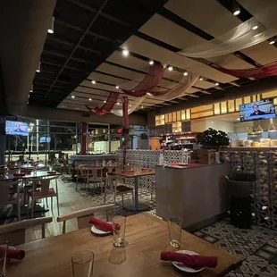 sushi and sashimi, interior
