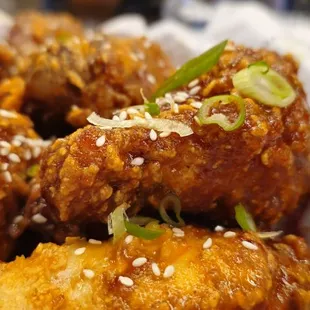 Honey soy garlic wings