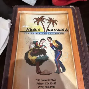Drink menu