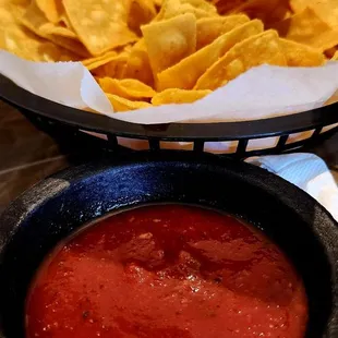 Complimentary Chips and Salsa