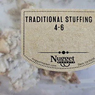 Delicious stuffing. I forgot to get an extra order this year... drat! It went quickly!