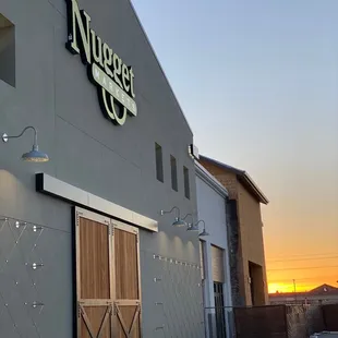 outside