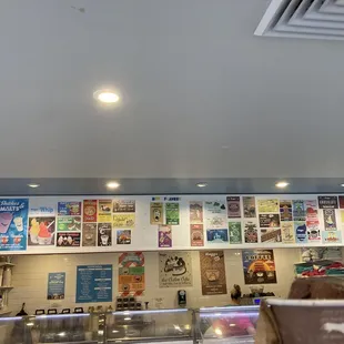 Fun flavor displays inside