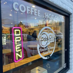 They serve Pablos&apos;s Coffee!