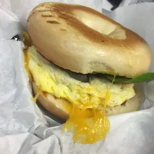 Egg cheese spinach tomatoes