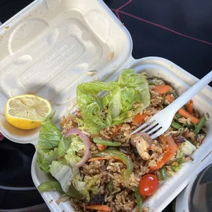 Thai chicken fried rice