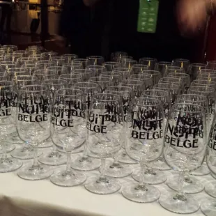 Complimentary glasses