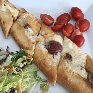 Cheese and Pepperoni Pide