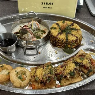 Chaat platter