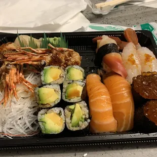 sashimi, sushi, sushi and sashimi, food