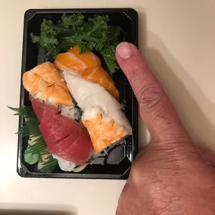 Finger for scale