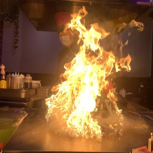 Hibachi dining