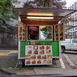 Front of Food Cart