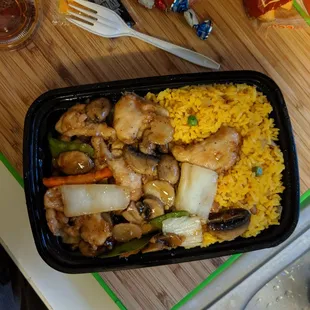 Chicken mushroom dinner special