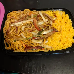 Pork lo mein dinner special