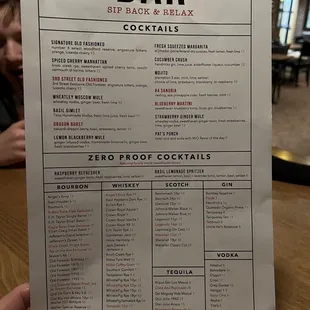 Signature cocktails