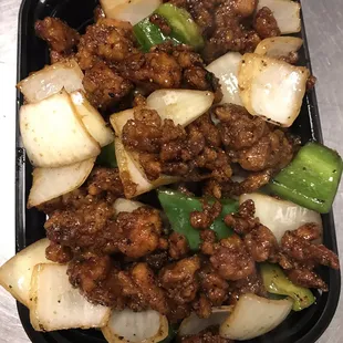Black pepper chicken