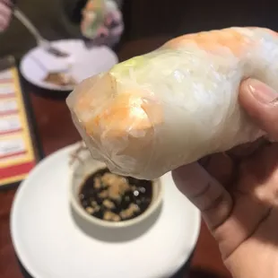Spring Roll Appetizer ($6 for two rolls) -- 26/03/2022