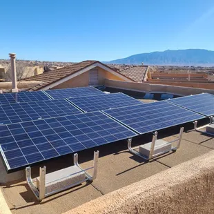 Flat Roof PV Installation