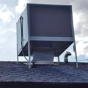 New evaporative cooler installed!