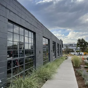 the outside of a building