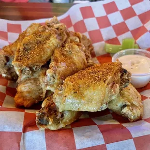 Cajun Dry Rub Wings $9.99 - get these!