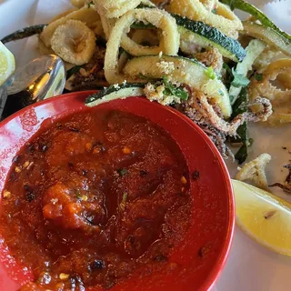 Frittura di Calamari e Zucchine