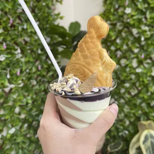 Ice cream taiyaki!!!