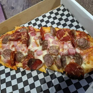 Take-Out from The Hook: Sausage Flatbread.