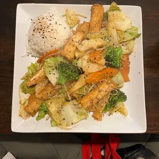 Tofu with Assorted Veggies